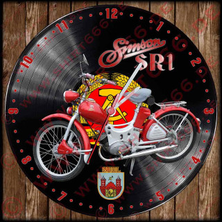 Vinyluhr, Schallplattenuhr, Shellackplatten